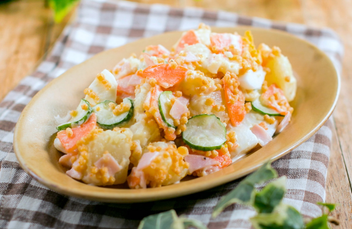 Potato Salad with Bubu Arare Potato Salad with Bubu Arare