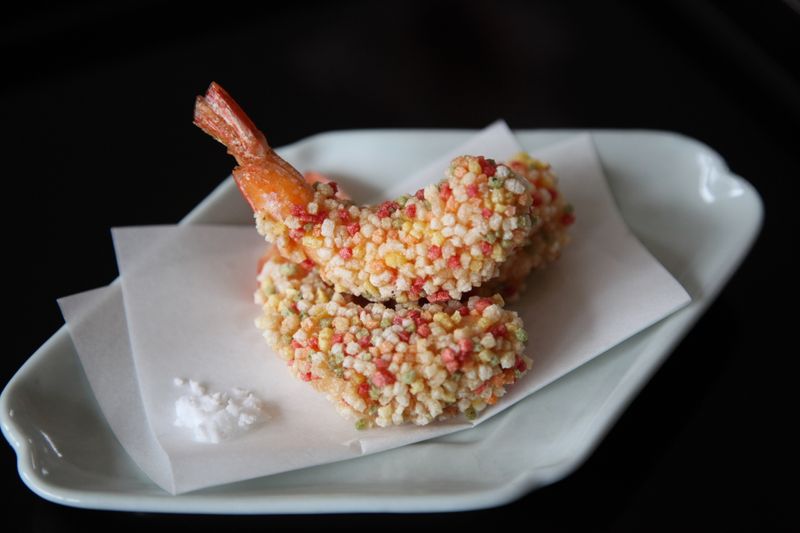 Shrimp with Bubu Arare Shrimp with Bubu Arare